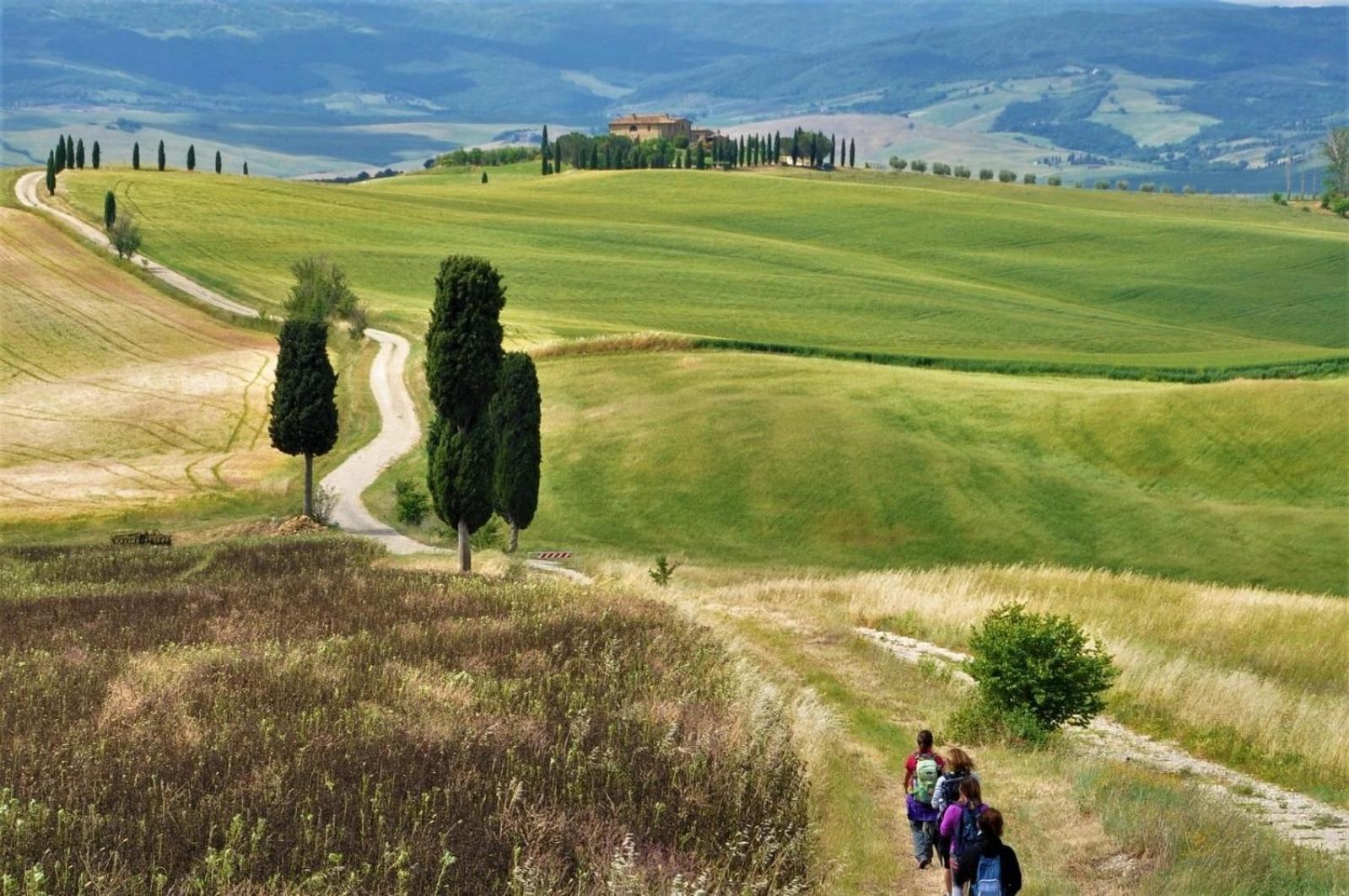 Agriturismo Le Sorbelle D'Orcia Con Piscina Pienza Zewnętrze zdjęcie