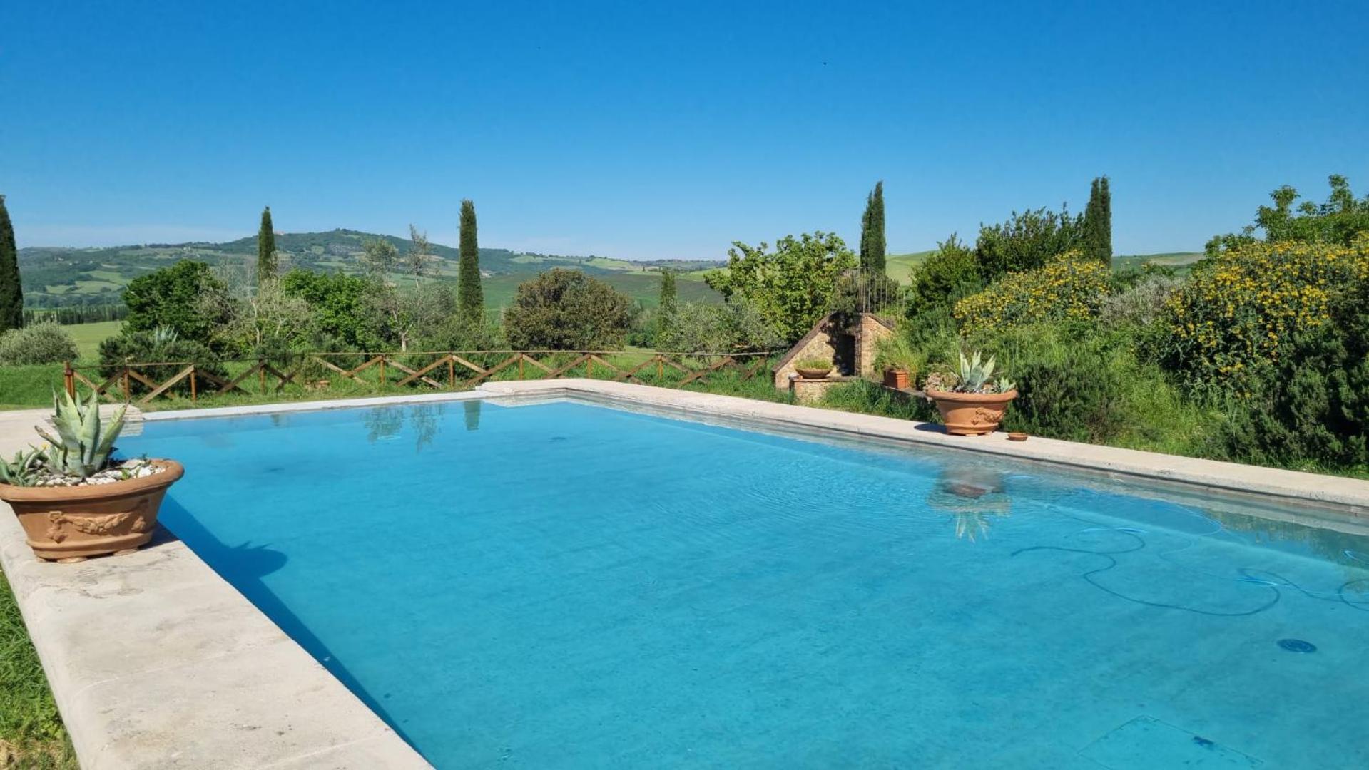 Agriturismo Le Sorbelle D'Orcia Con Piscina Pienza Zewnętrze zdjęcie