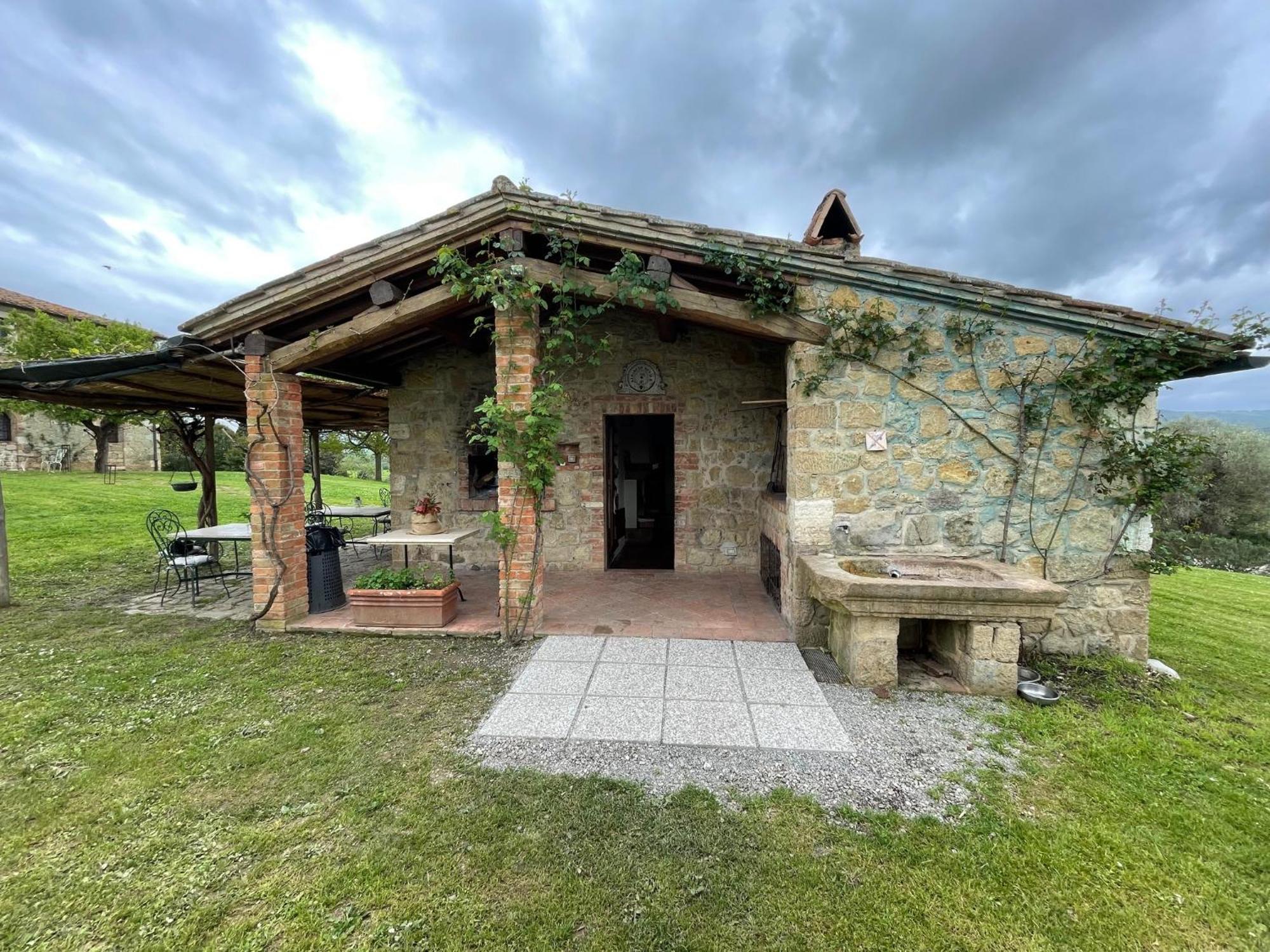 Agriturismo Le Sorbelle D'Orcia Con Piscina Pienza Zewnętrze zdjęcie